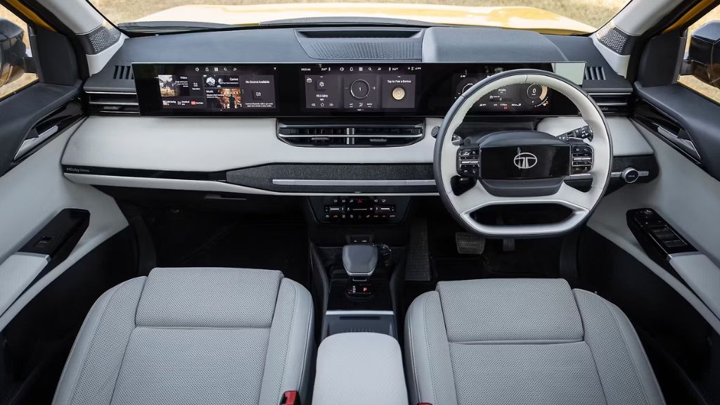 tata sierra ev interior